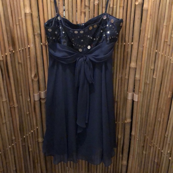 Navy blue cocktail dress - Picture 4 of 4